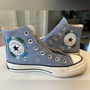 Converse Chuck Norris High Top - Hand Emroided, One Off Pair
